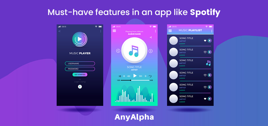 Must-Have Features in An App like Spotify